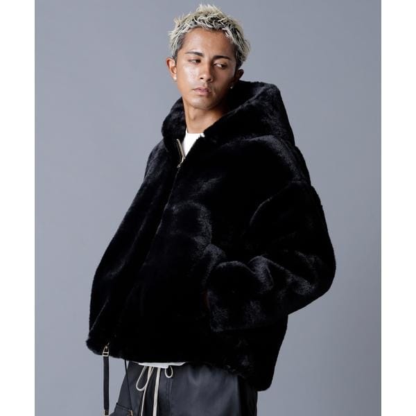 エルエイチピー（LHP）/ＤＳ／ＥＣＯ　ＦＵＲ　ＨＯＯＤ　ＢＺ　ＢＬＫ DS／ECO FUR HOOD BZ BLK | エルエイチピー(LHP