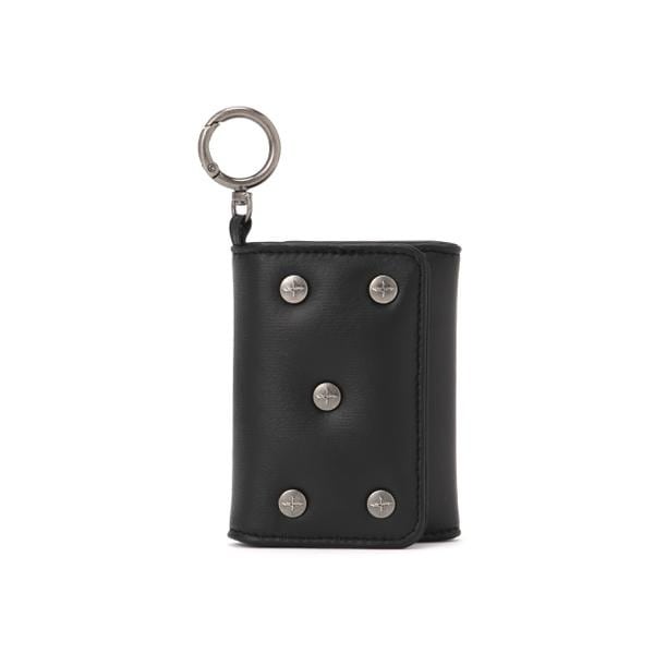 FLOWER STUDS LEATHER KEY HOLDER／フラワースタッズ レザー