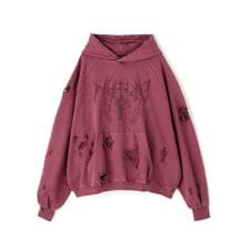 NOT4NERD／ノットフォーナード／DESTROYED PIGMENT GOAT PULLOVER