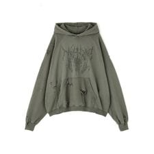 NOT4NERD／ノットフォーナード／DESTROYED PIGMENT GOAT PULLOVER