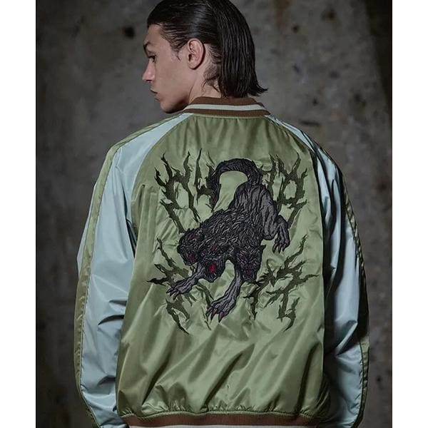 エルエイチピー（LHP）/NOT4NERD／ノットフォーナード／CERBERUS SATIN SOUVENIR JACKET NOT4NERD／ノットフォーナード／CERBERUS SATIN SOUVENIR JACKET