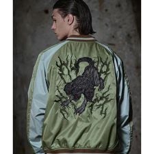 NOT4NERD／ノットフォーナード／CERBERUS SATIN SOUVENIR JACKET