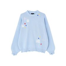 DankeSchon／ダンケシェーン／HAND STITCH KNIT CREWNECK