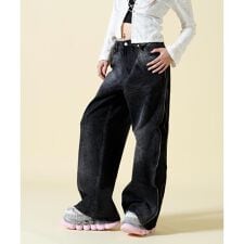 SIS／エスアイエス／Side Zip Denim Pants