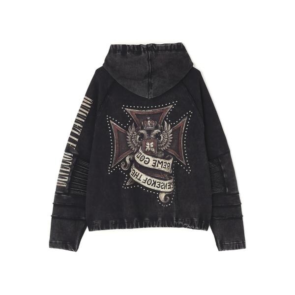 【NEW】エルエイチピー（LHP）/DankeSchon／ダンケシェーン／490 CHEMICAL ZIP HOODIE IRONCRO DankeSchon／ダンケシェーン／490 CHEMICAL ZIP HOODIE IRONCRO