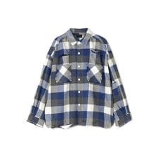 DankeSchon／ダンケシェーン／FLANNEL DAMAGE SHIRTS BLOCK
