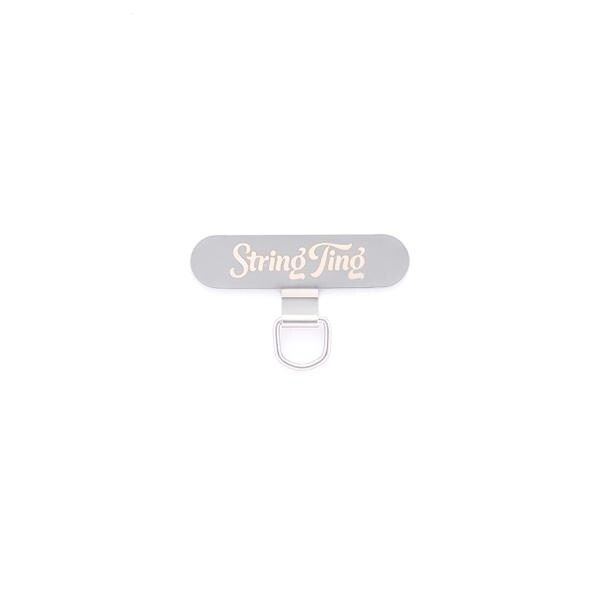 String Ting／ストリングティング／Phone Strap Card-silver meta