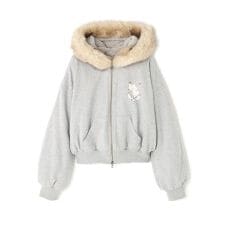 Nφdress／ノードレス／Hoodie Jacket Fau Fur Trim