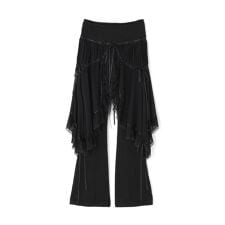 Nφdress／ノードレス／Flared Hem Knit Slim Pants