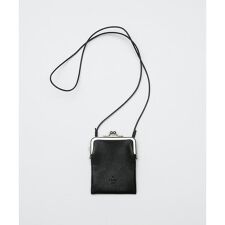 トゥエンティーエイティー／SHRINK LEATHER GAMAGUCHI NECK PURSE