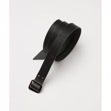 トゥエンティーエイティー／COW LEATHER TAPE BELT WITH BRASS BUCK