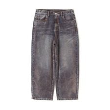 WHITELAND／ホワイトランド／FLOCKY WIDE DENIM PANTS