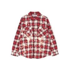 WHITELAND／ホワイトランド／BLEACH CHECK SHIRTS