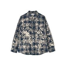 WHITELAND／ホワイトランド／BLEACH CHECK SHIRTS