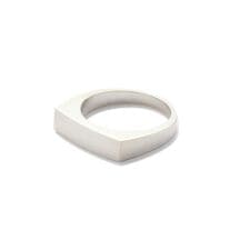 トゥエンティーエイティー／STERLING SILVER SQUARE SIGNET RING