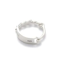 トゥエンティーエイティー／STERLING SILVER MIXED ID CHAIN RING