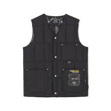 TAION／タイオン／WORK V NECK DOWN VEST