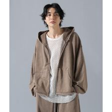 DankeSchon／ダンケシェーン／STUDS SWEAT ZIP HOODIE