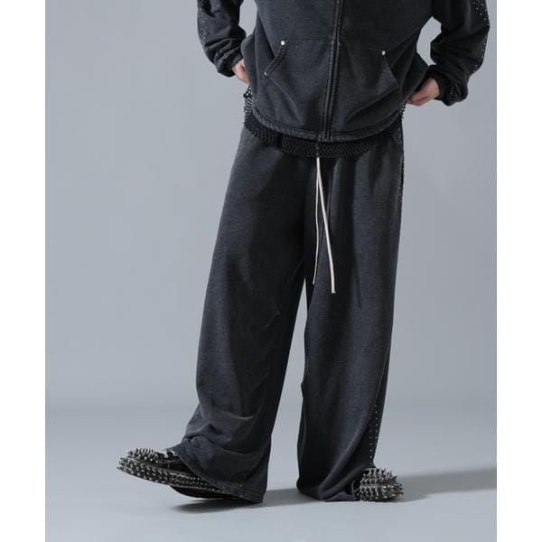 DankeSchon／ダンケシェーン／STUDS SWEAT PANTS