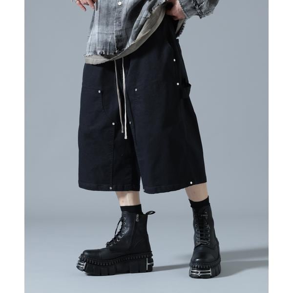 新品 DankeSchon/ダンケシェーン/W-KNEE SHORTS M DankeSchon／ダンケシェーン／TCBLK W-KNEE SHORTS | エルエイチピー