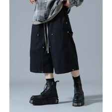 DankeSchon／ダンケシェーン／TCBLK W-KNEE SHORTS