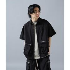 DankeSchon／ダンケシェーン／PTWILL ZIP CARGO S／S SHIRTS