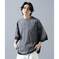 DankeSchon／ダンケシェーン／PIGMENT SPRAY S／S TEE SCHATTEN