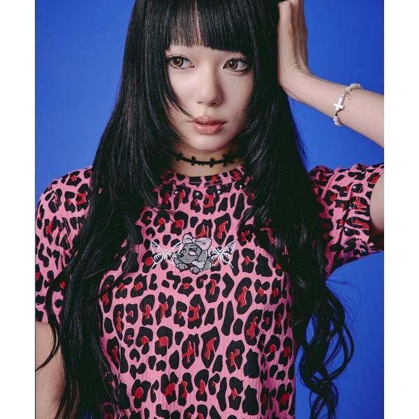 GALFY ガルフィー 総柄 ワンポイントロゴ 半袖 春夏 セットアップ 黒