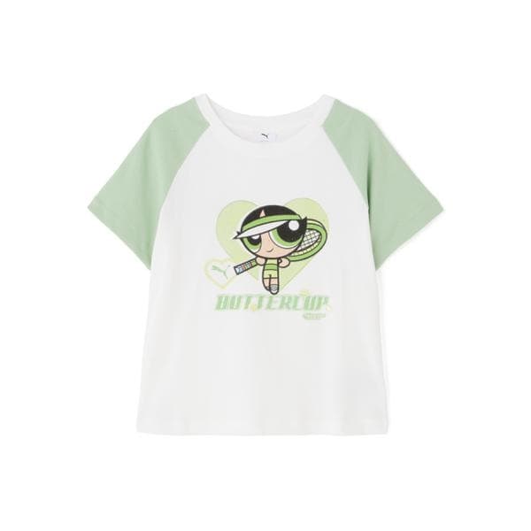 [�}���C]PUMA�^�v�[�}�^PPG SS TEE RAGLAN W/�G���G�C�`�s�[�iLHP�j �z���C�g