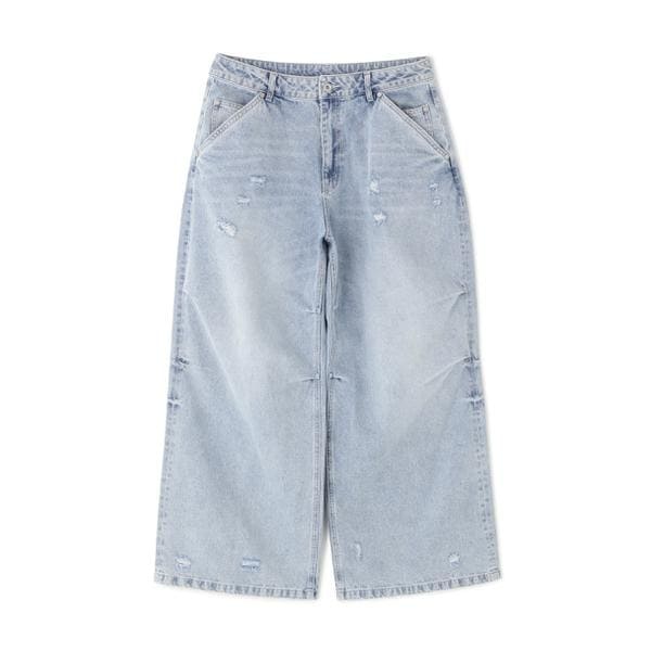 DankeSchon／ダンケシェーン／12oz BAGGY JEANS／ICE | エルエイチピー