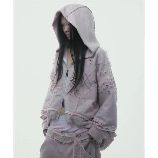 neith.／ネイス／Destroyed Crush Hoodie | エルエイチピー(LHP