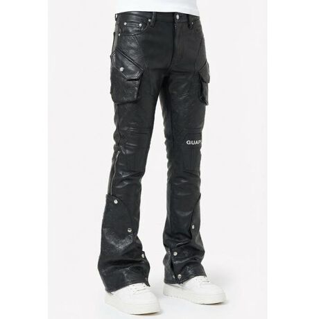 GUAPI／グアピ／Black Coffin Arc Leather Pant | エルエイチピー(LHP 