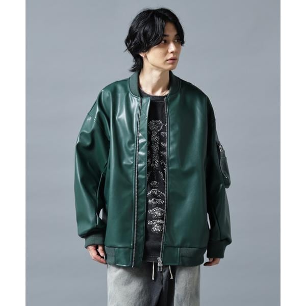 RODEO CROWNS WB MA-1ジャケットリバーシブル オリーブグリーン RODEO 