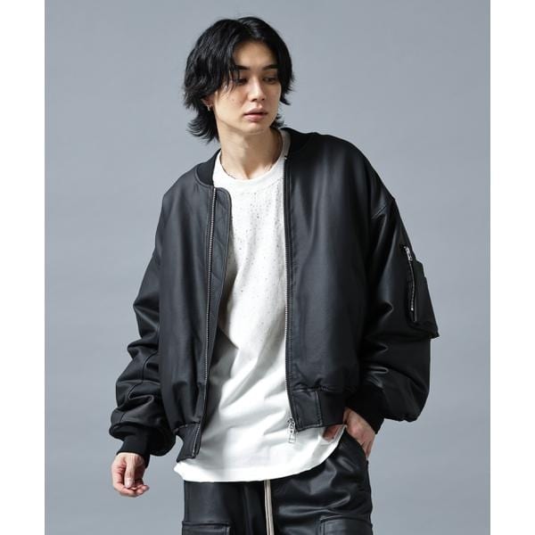 DankeSchon／ダンケシェーン／PU COATING ZIP MA-1 | エルエイチピー