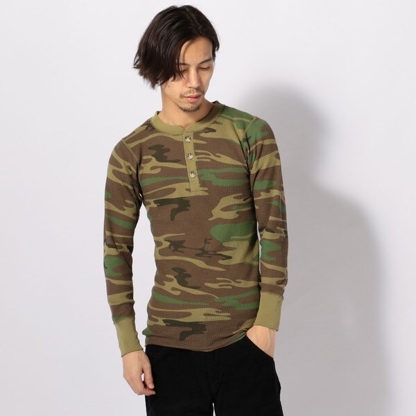 BEAMS 迷彩 サーマル Mサイズ BEAMS 迷彩 サーマル XL