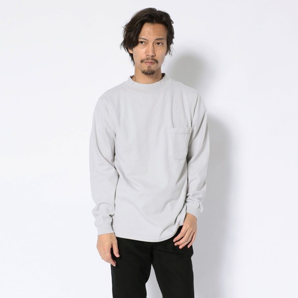 ＧＯＯＤＷＥＡＲ／グッドウェア Ｌ／Ｓ ＭＯＣＫ ＮＥＣＫ