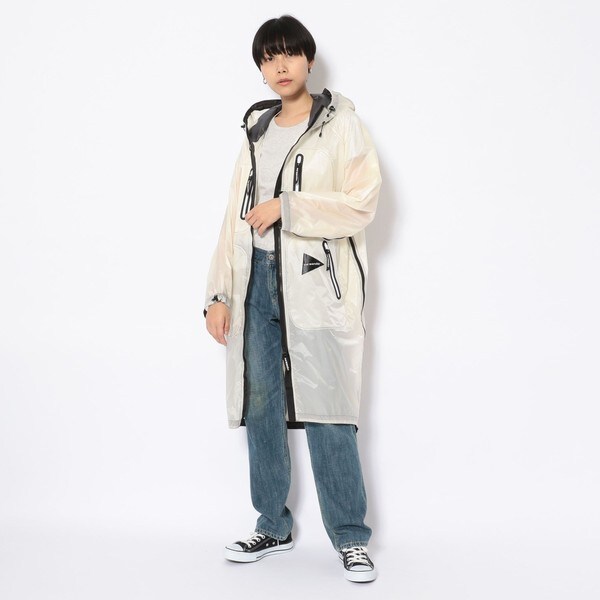 アンドワンダー fly rain long 張り替えよ coat