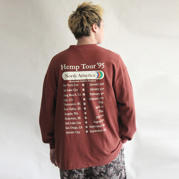 ＭＡＮＡＳＴＡＳＨ／マナスタッシュ ＨＥＭＰ ＴＯＵＲ Ｌ／Ｓ ＴＥＥ