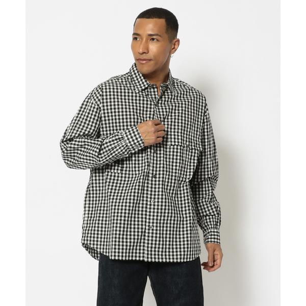 Porter Classic／ポータークラシック ROLL UP GINGHAM CHECK SHI