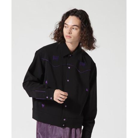 NEEDLES／ニードルズ Piping Cowboy Jac - PE／PU Double Clo 