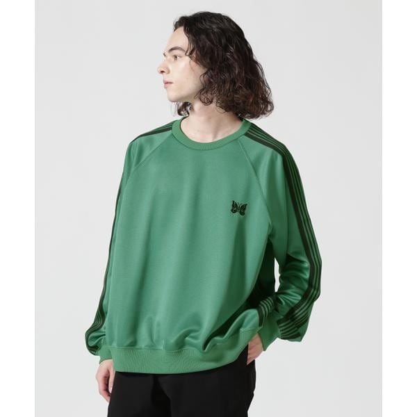 NEEDLES／ニードルズ TRACK CREW NECK SHIRT - POLY SMOOTH | ビーバー