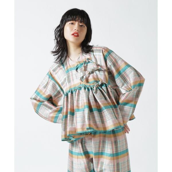 美品　RHODOLIRION／ロドリリオン　RABARI SHIRT RHODOLIRION／ロドリリオン RABARI SHIRT -RHODO PLAID | ビーバー