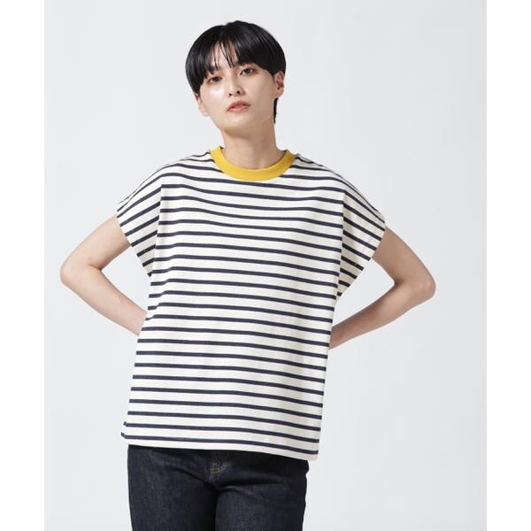 ビーバー（BEAVER）/SOGLIA／ソリア OPEN END MULTI BORDER LS TEE