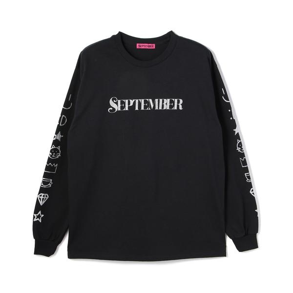 SEPTEMBER／セプテンバー／SEPTEMBER LONG TEE／ロゴロングスリーブT