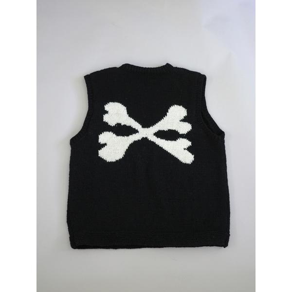 MacMahon Knitting Mills／マクマホン 別注Cross Bone Vest | ビーバー