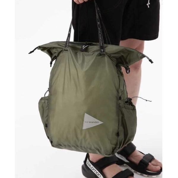 [�}���C]and wander�^�A���h�����_�[ sil tote bag �V���g�[�g�o�b�O/�r�[�o�[�iBEAVER�j �J�[�L