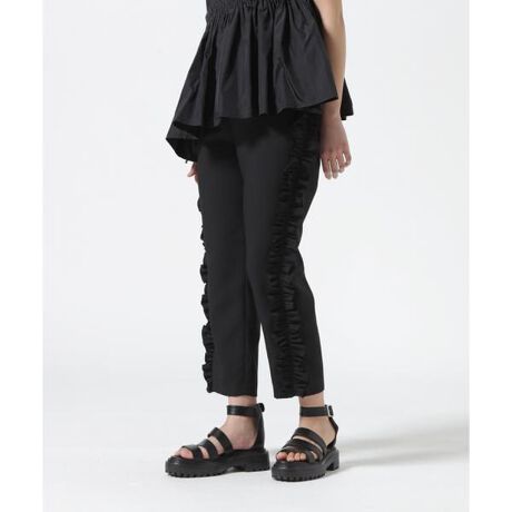 RHODOLIRION／ロドリリオン FRILL SIDE PT -SERGE | ビーバー(BEAVER  