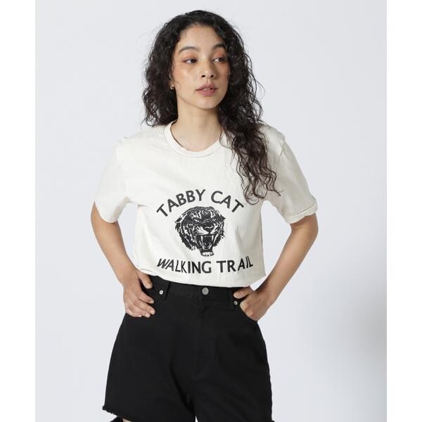 MIXTA／ミクスタ CREW NECK TABBY CAT Tシャツ | ビーバー(BEAVER