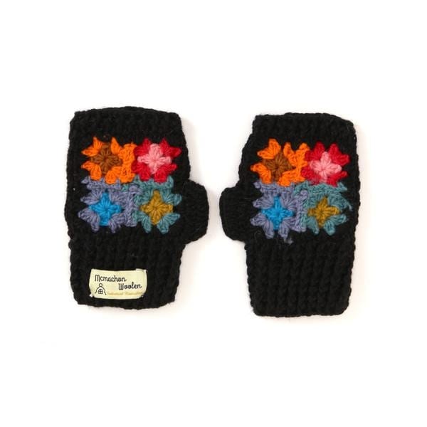 MacMahon knitting mills Woolen 花柄オーバーニット MacMahon