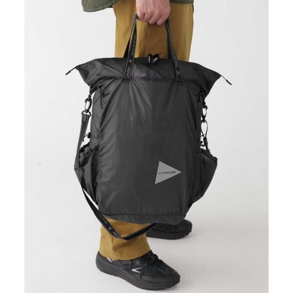 [�}���C]and wander�^�A���h�����_�[ sil tote bag/�r�[�o�[�iBEAVER�j �`���R�[��